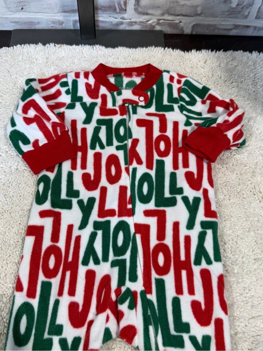 Mud Pie Kids Holiday Pajama Sets - Red, White & Green - Picture 3 of 5